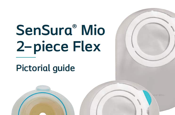 SenSura Mio 2-piece Flex Coupling Pictorial Guide for Ileostomy