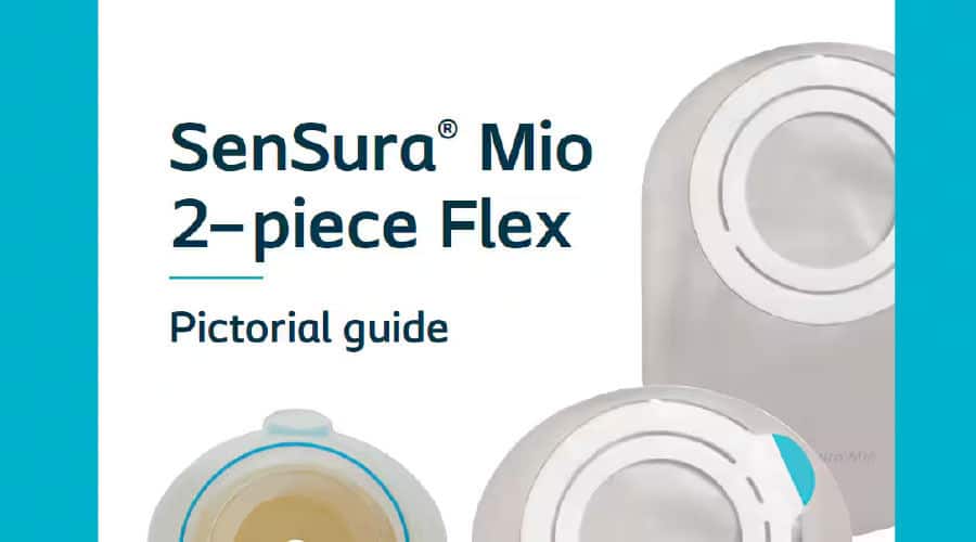 SenSura Mio 2-piece Flex Coupling Pictorial Guide for Ileostomy