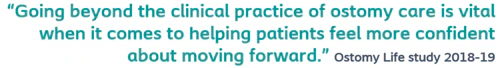 quote from Ostomy Life Study 2018-19