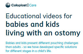 Educational Videos for babies and kids living with an ostomy