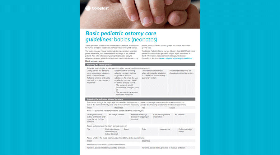 Basic Pediatric Ostomy Care Guidelines - Babies.pdf